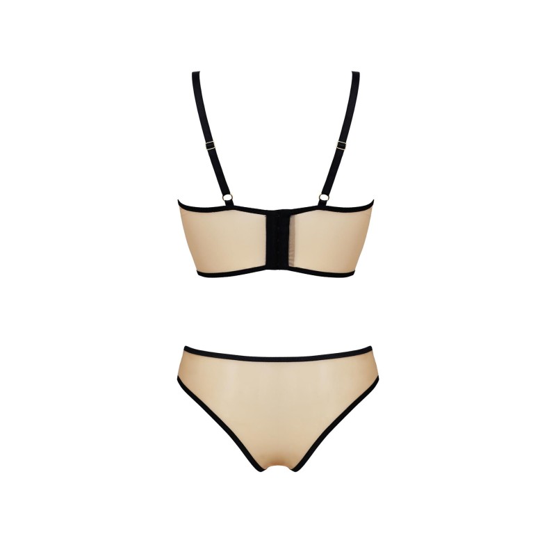 Bielizna-DENERYS SET beige S/M